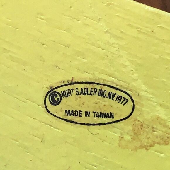 Vtg 1977 Kurt Adler wooden Humpty Dumpty ornament - Picture 6 of 7